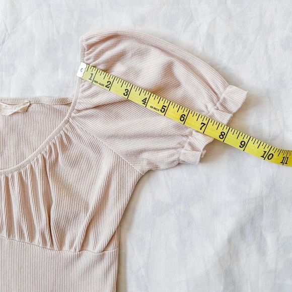 Altar’d State Puff Sleeve Crop Top (Size: M) - Picture 9 of 9